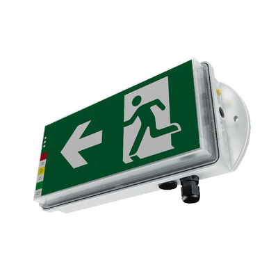 잘 고정된 LED 출구 비상등 2200k-7000k 100-277V